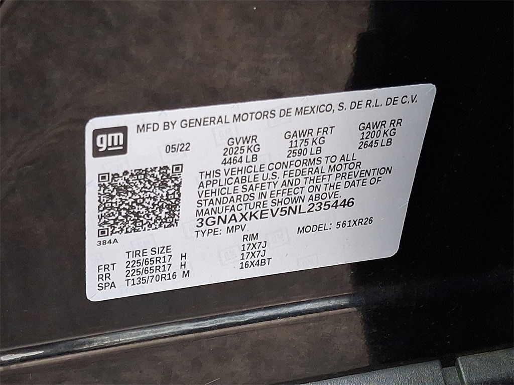 Thumbnail: 2022 Chevrolet Equinox - 16