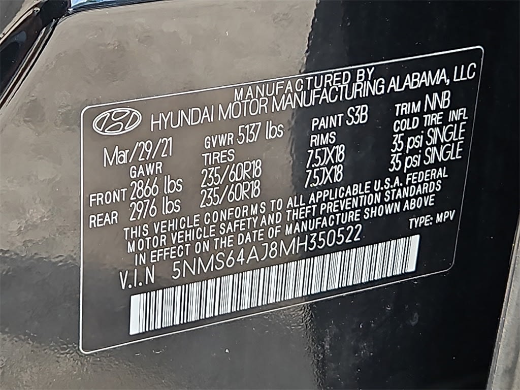 Thumbnail: 2021 Hyundai Santa Fe - 15