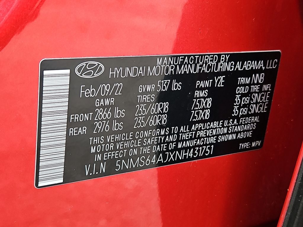 Thumbnail: 2022 Hyundai Santa Fe - 16