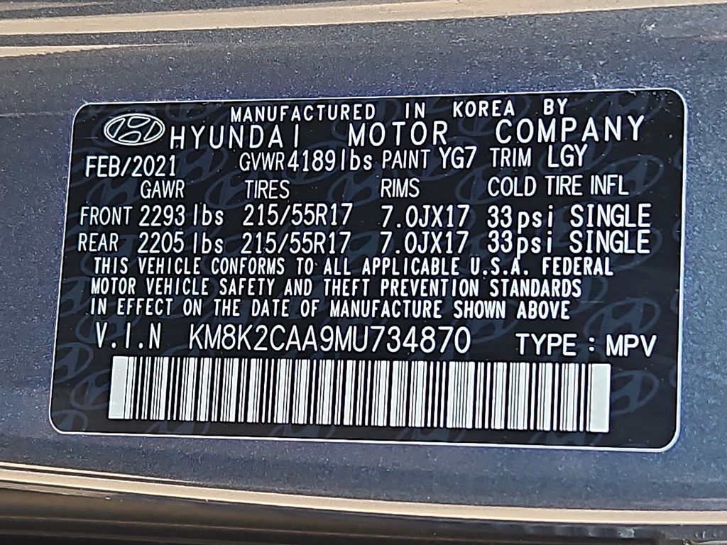 Thumbnail: 2021 Hyundai Kona - 16