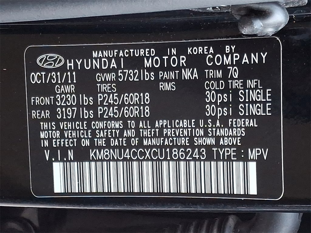 Thumbnail: 2012 Hyundai Veracruz - 15