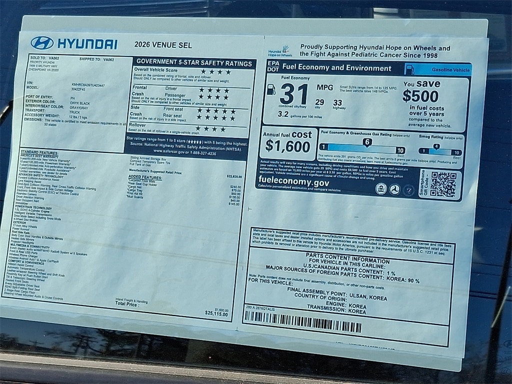 Thumbnail: 2026 Hyundai Venue - 21