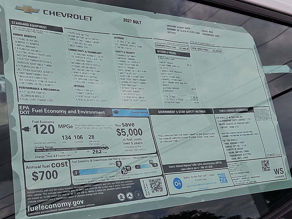 Thumbnail: 2027 Chevrolet Bolt EV - 23