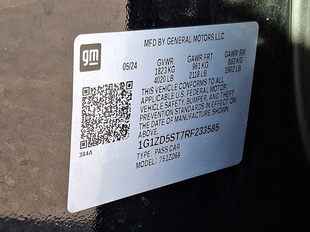 Thumbnail: 2024 Chevrolet Malibu - 18