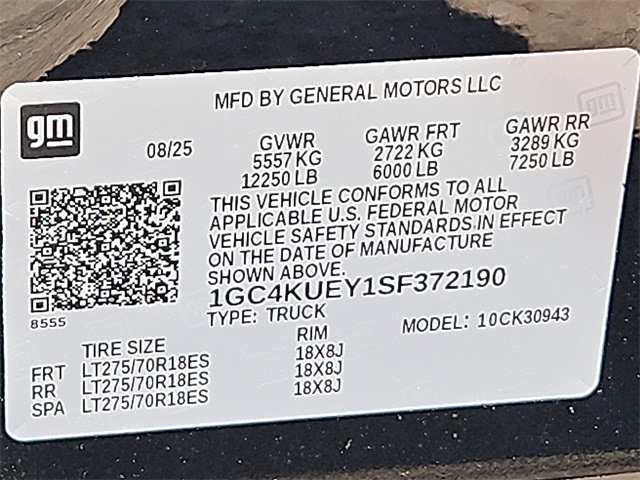 Thumbnail: 2025 Chevrolet Silverado 3500 - 9