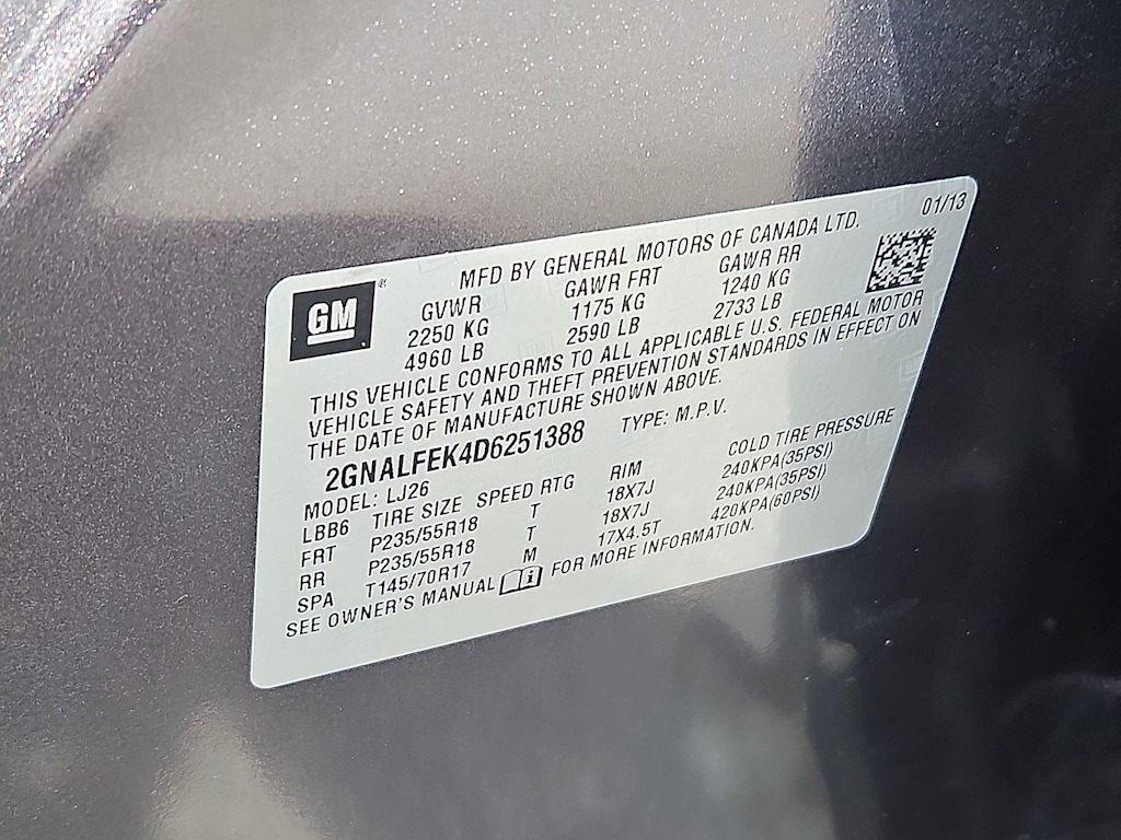 Thumbnail: 2013 Chevrolet Equinox - 19