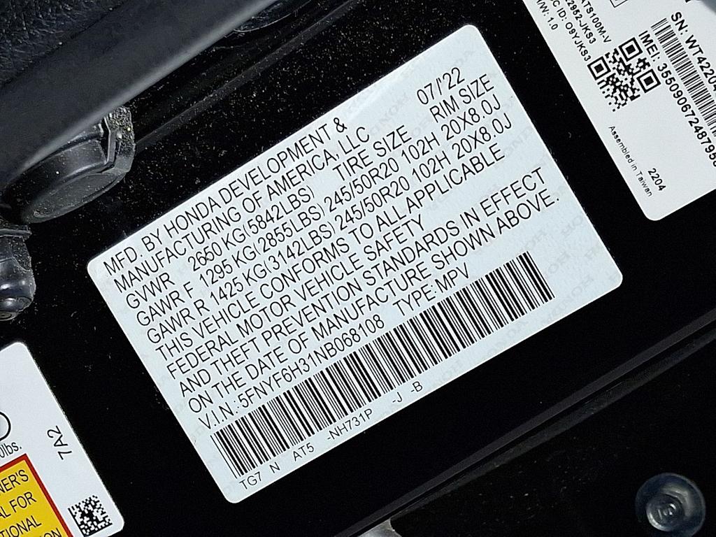 Thumbnail: 2022 Honda Pilot - 18