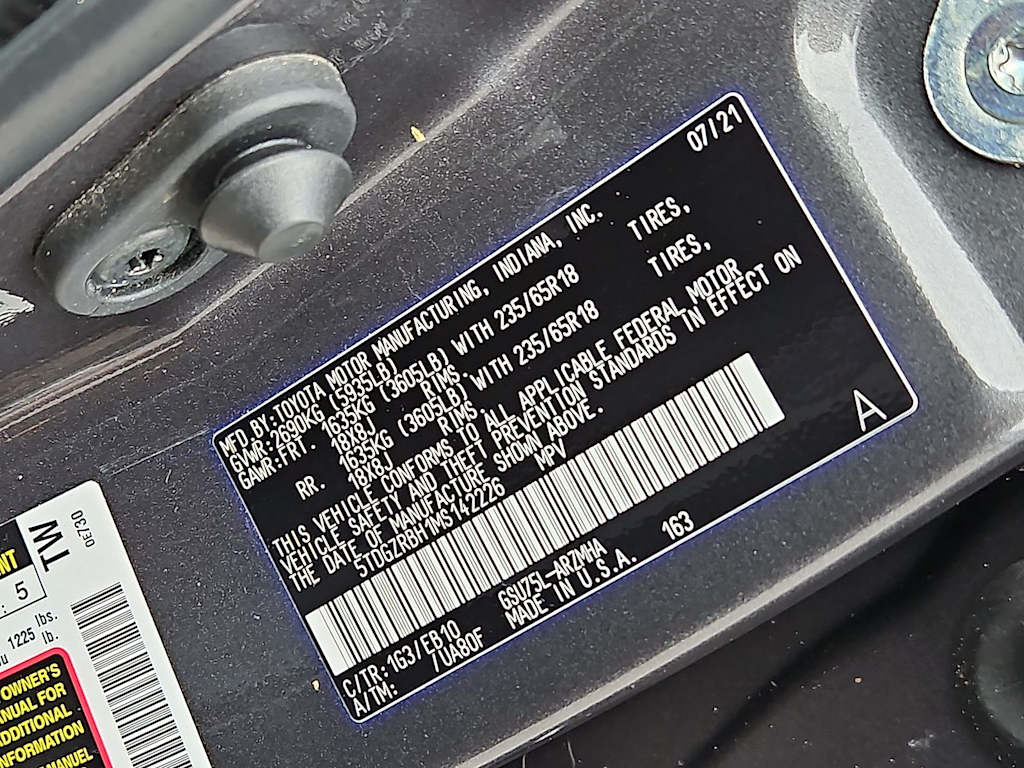 Thumbnail: 2021 Toyota Highlander - 18