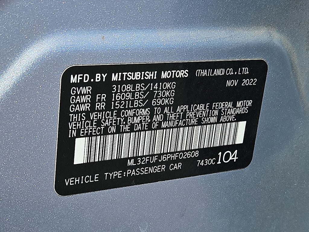 Thumbnail: 2023 Mitsubishi Mirage G4 - 17