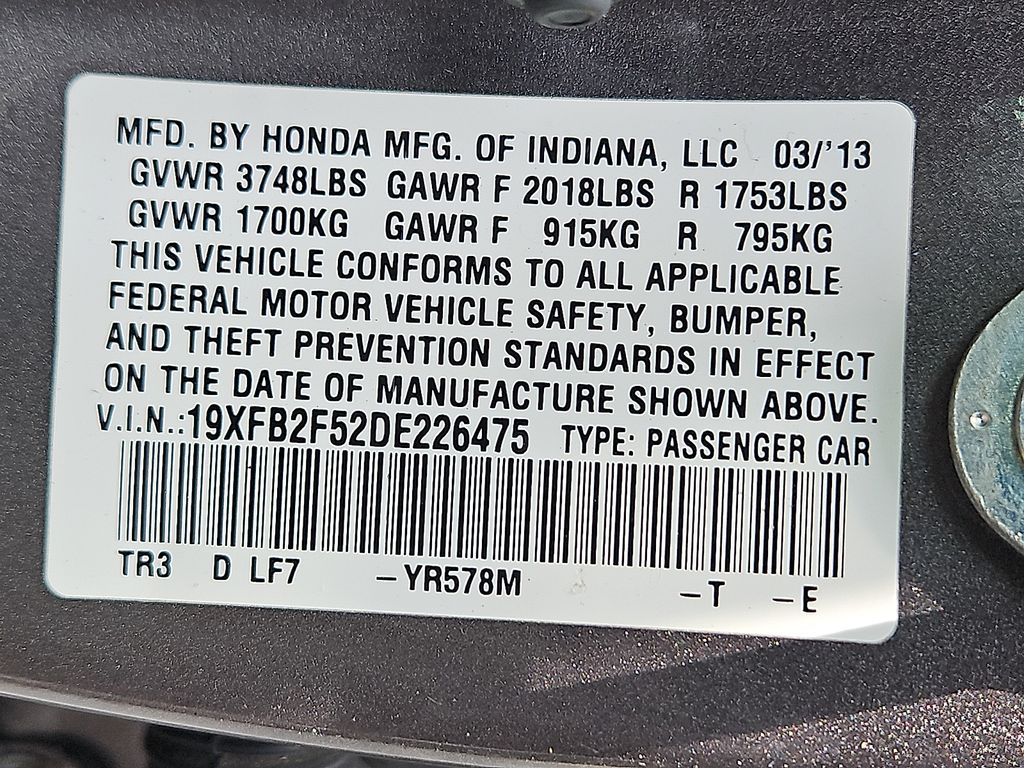 Thumbnail: 2013 Honda Civic - 17