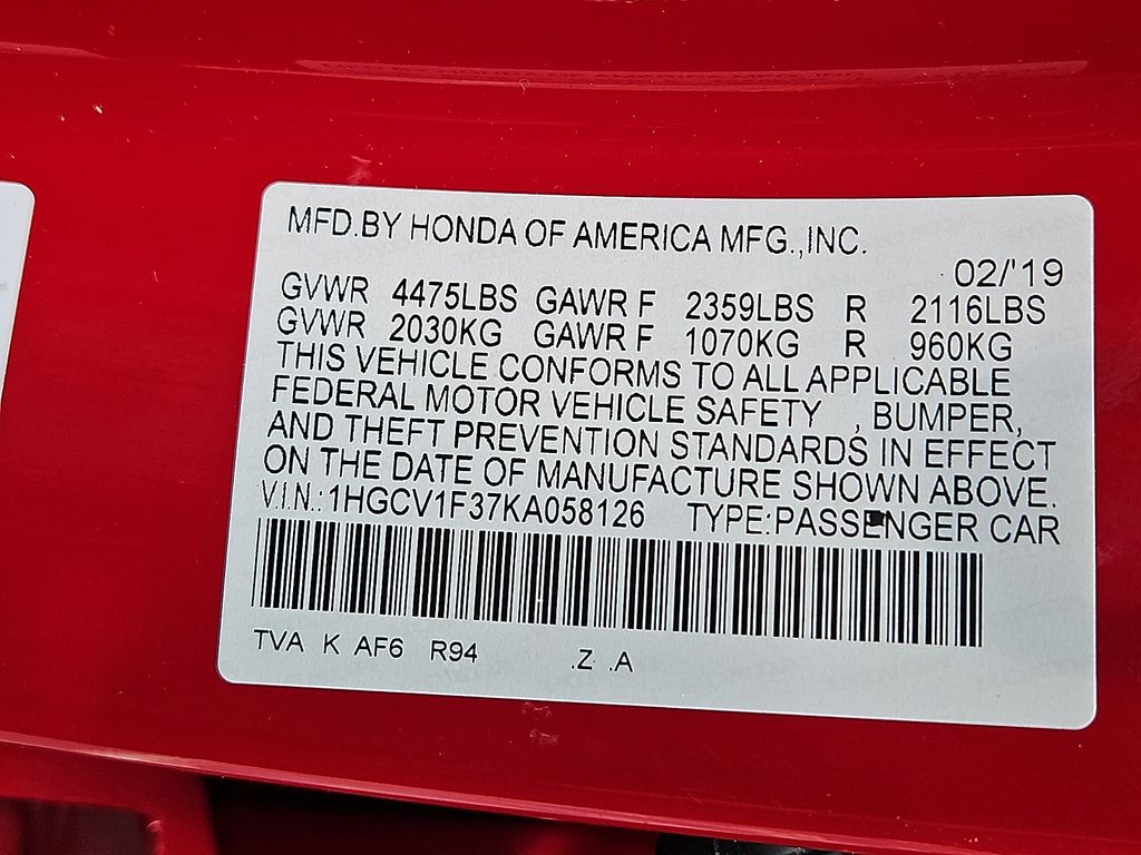 Thumbnail: 2019 Honda Accord - 17