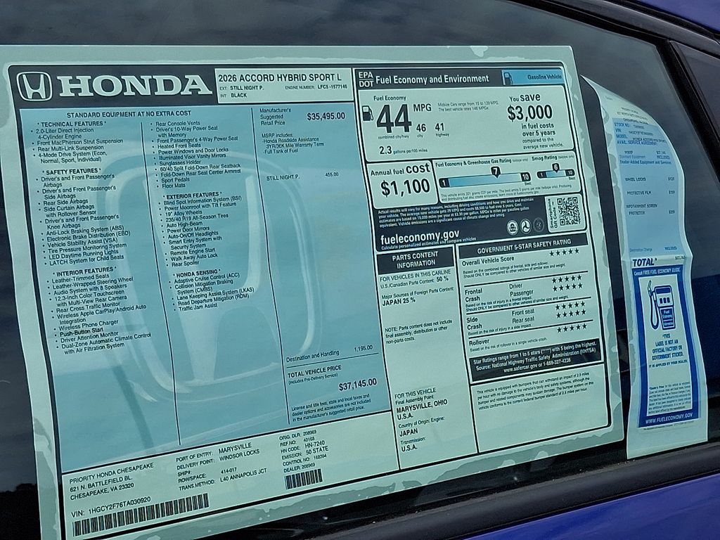 Thumbnail: 2026 Honda Accord - 11