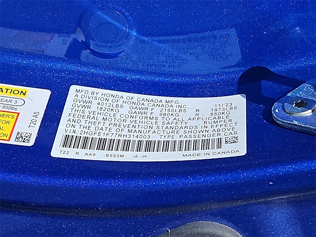 Thumbnail: 2024 Honda Civic - 17