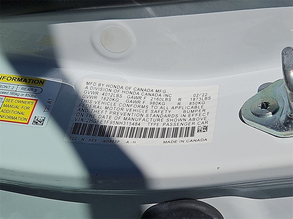 Thumbnail: 2022 Honda Civic - 15