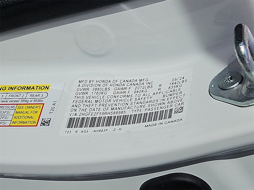 Thumbnail: 2024 Honda Civic - 17