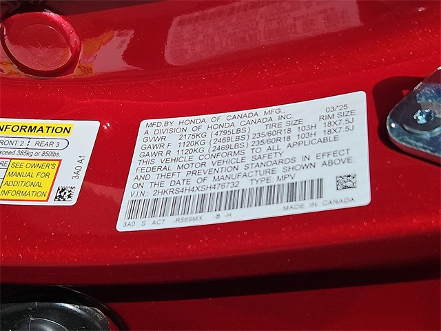 2025 Honda CR-V EX 11