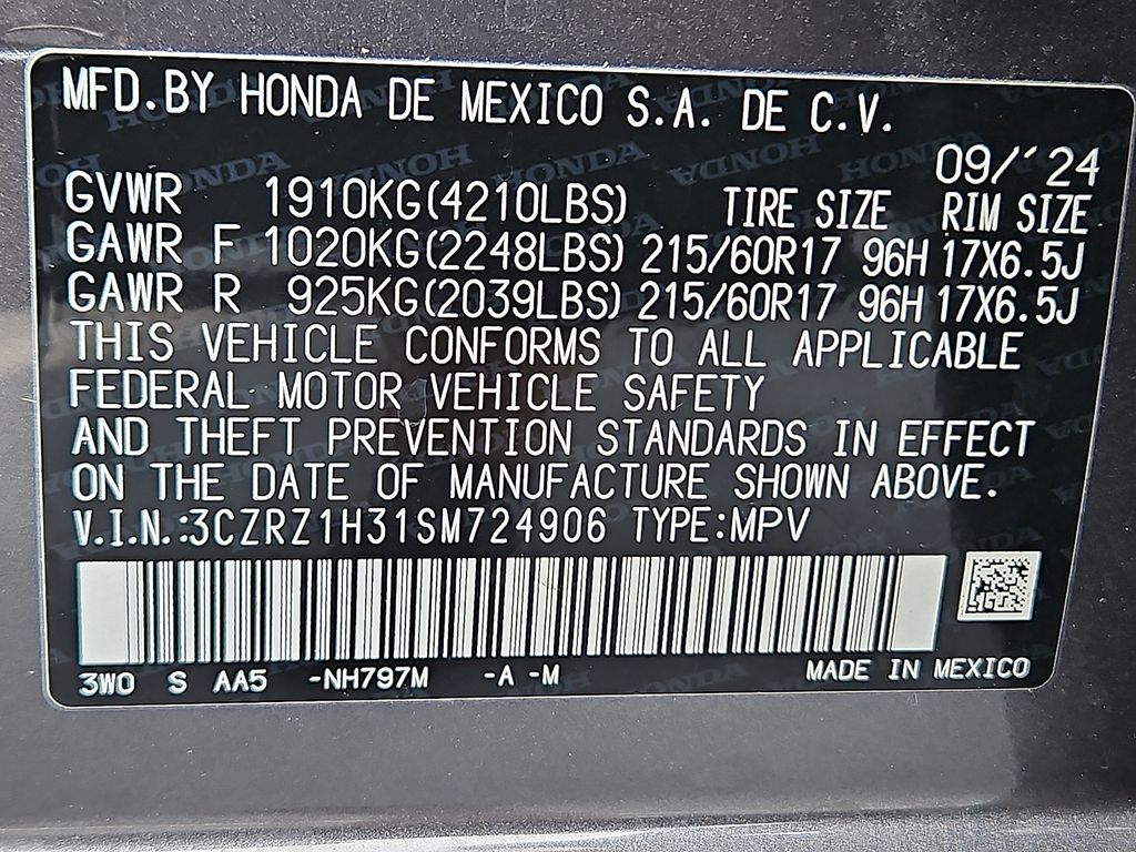 Thumbnail: 2025 Honda HR-V - 19