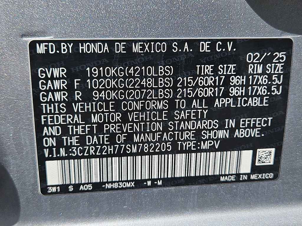 Thumbnail: 2025 Honda HR-V - 17
