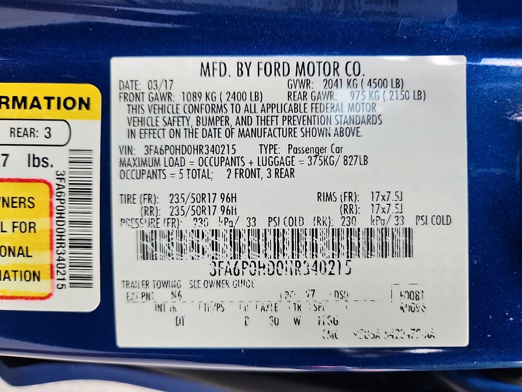 Thumbnail: 2017 Ford Fusion - 17