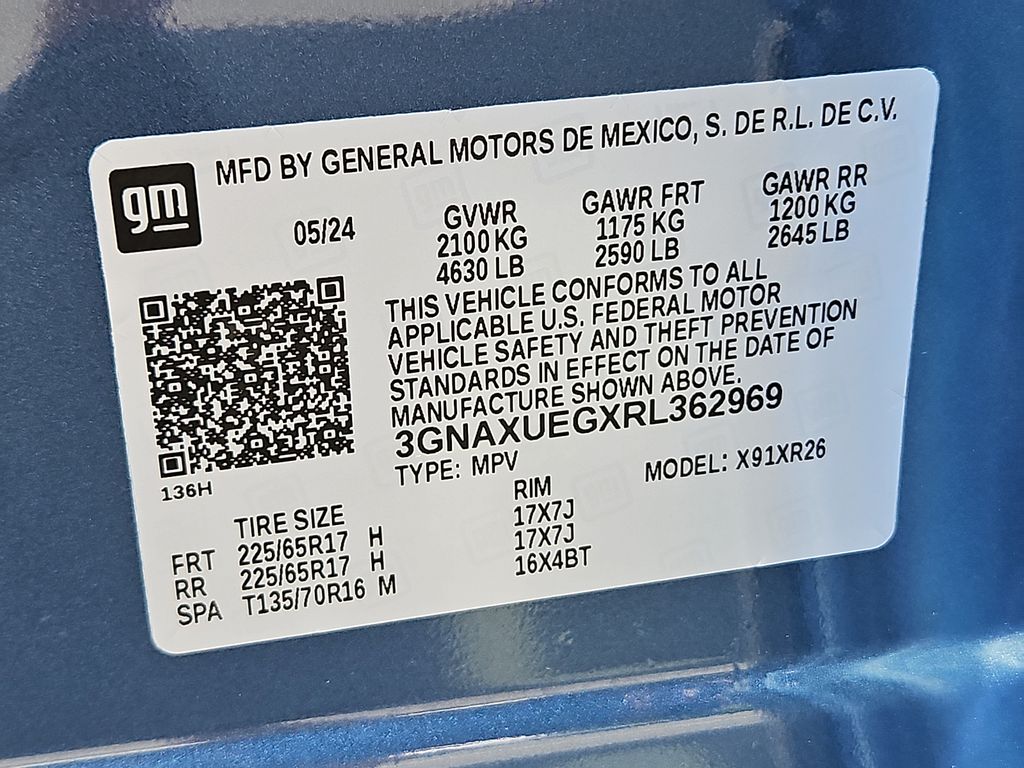 Thumbnail: 2024 Chevrolet Equinox - 17
