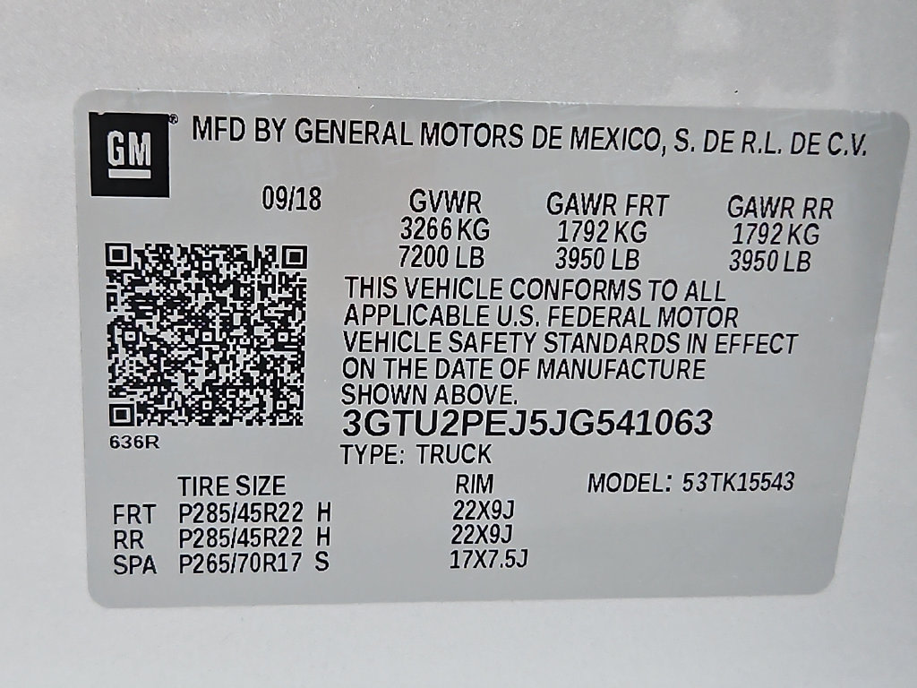 Thumbnail: 2018 GMC Sierra 1500 - 17