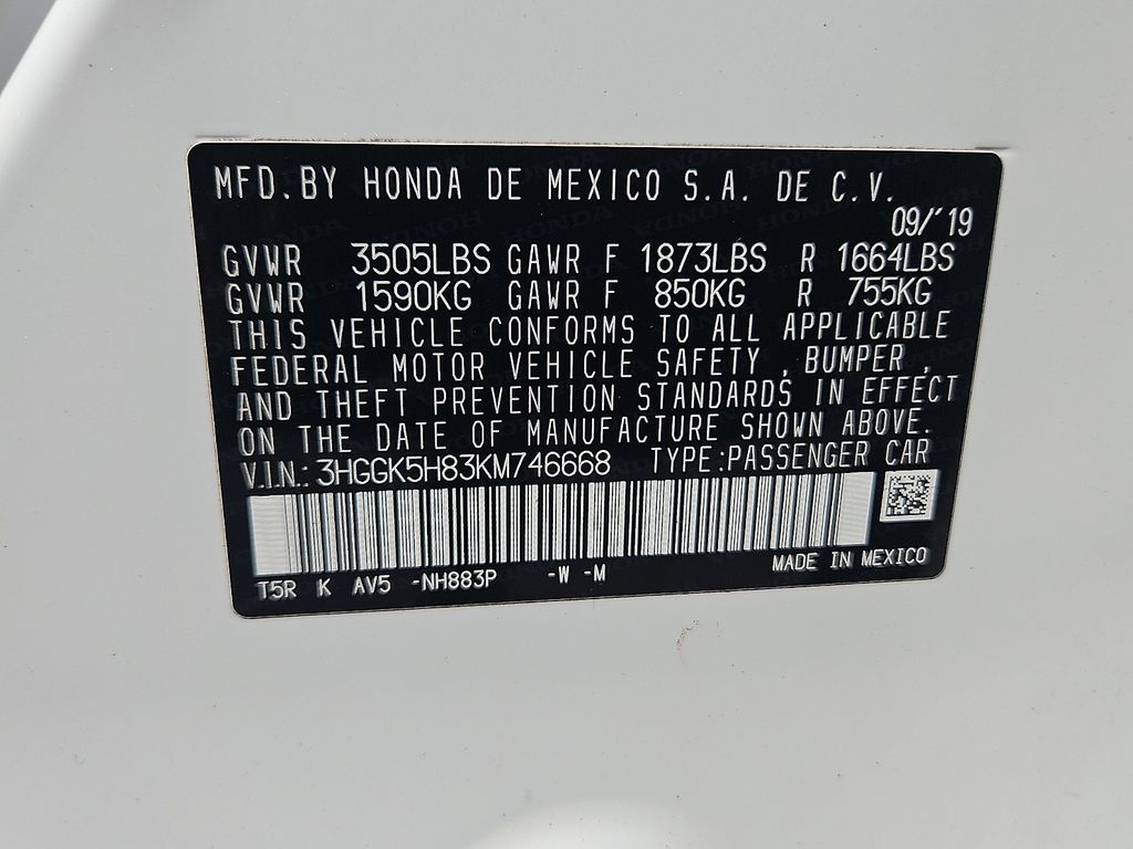 Thumbnail: 2019 Honda Fit - 15