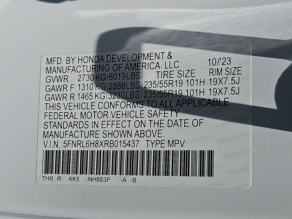 Thumbnail: 2024 Honda Odyssey - 18