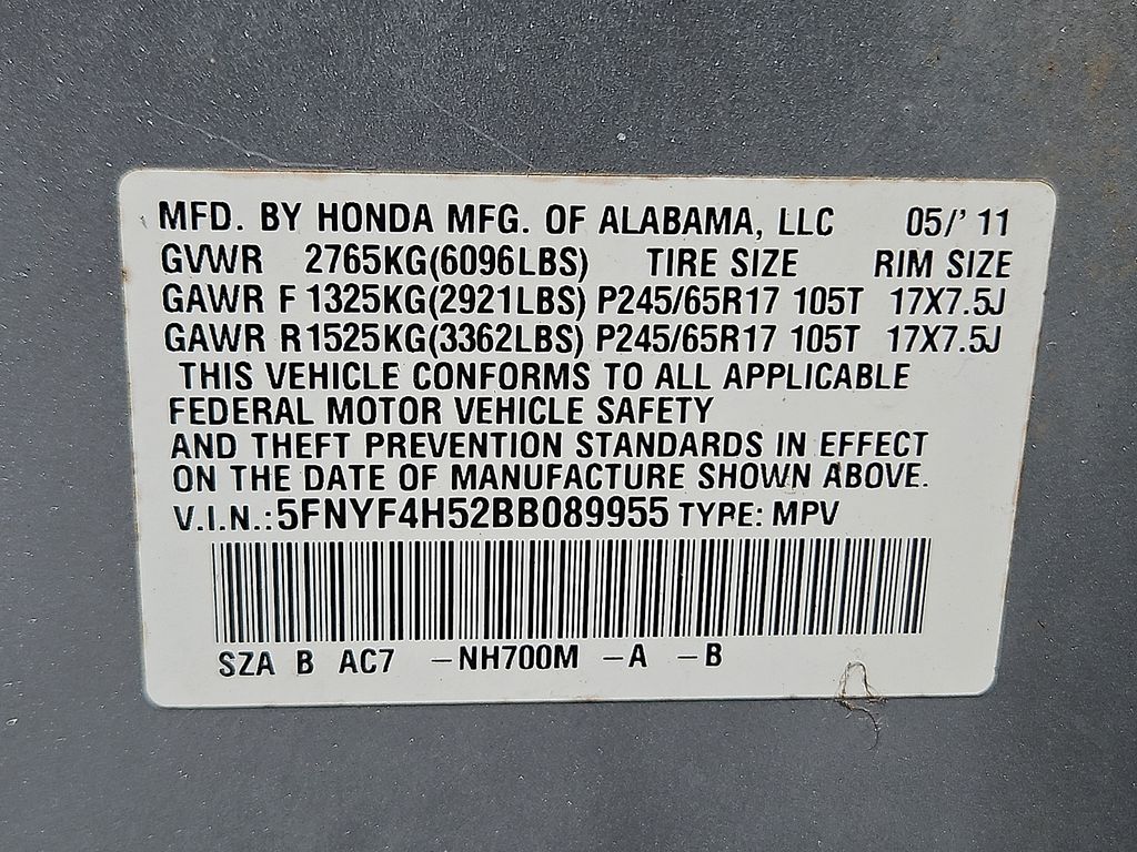 Thumbnail: 2011 Honda Pilot - 16