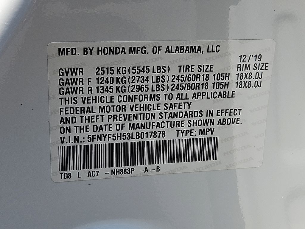 Thumbnail: 2020 Honda Pilot - 30