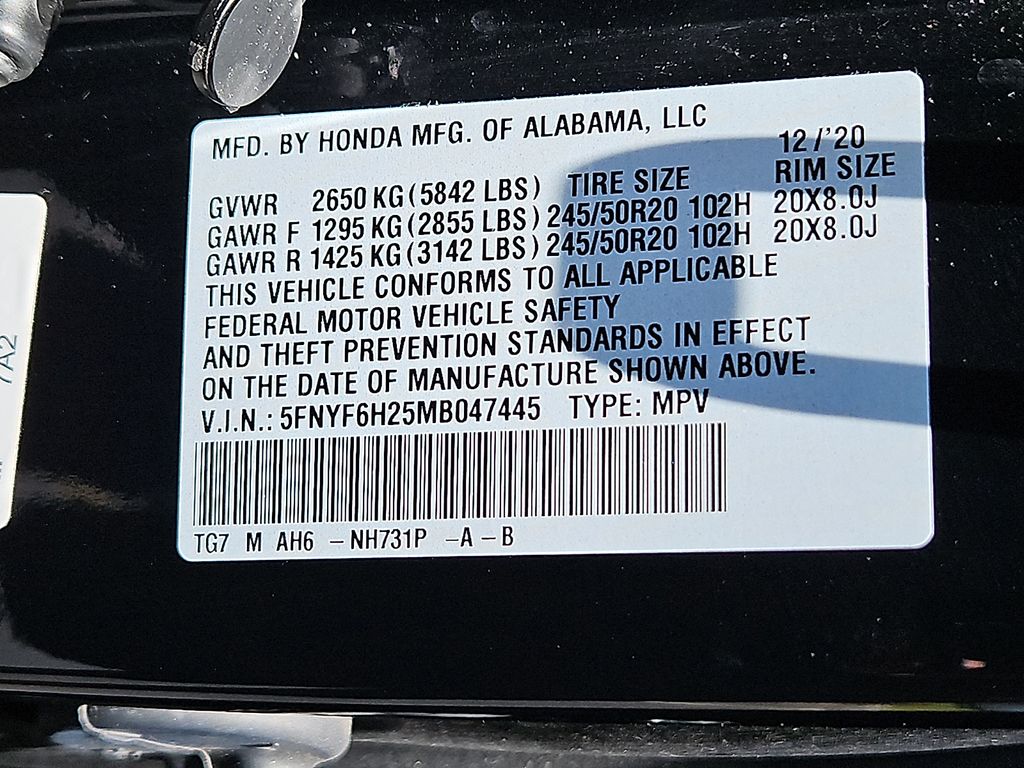 Thumbnail: 2021 Honda Pilot - 17