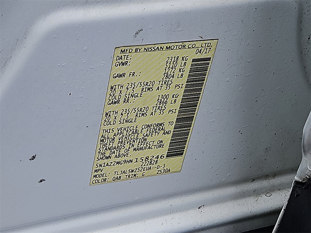 Thumbnail: 2017 Nissan Murano - 16