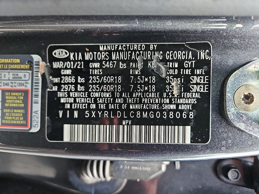 Thumbnail: 2021 Kia Sorento - 17