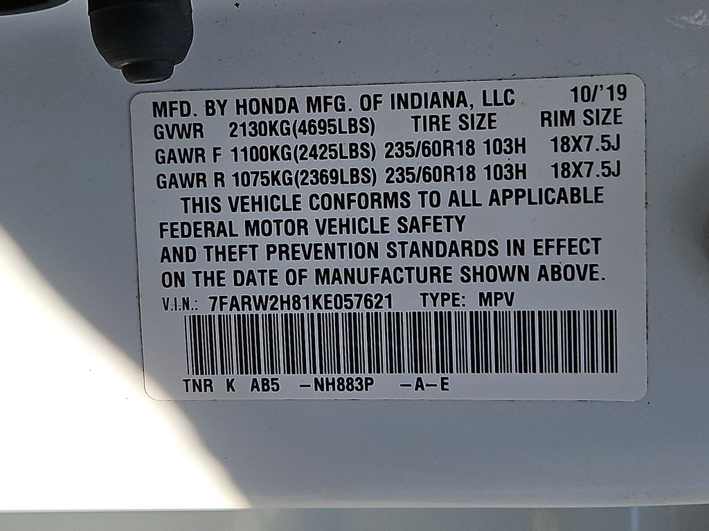 Thumbnail: 2019 Honda CR-V - 16