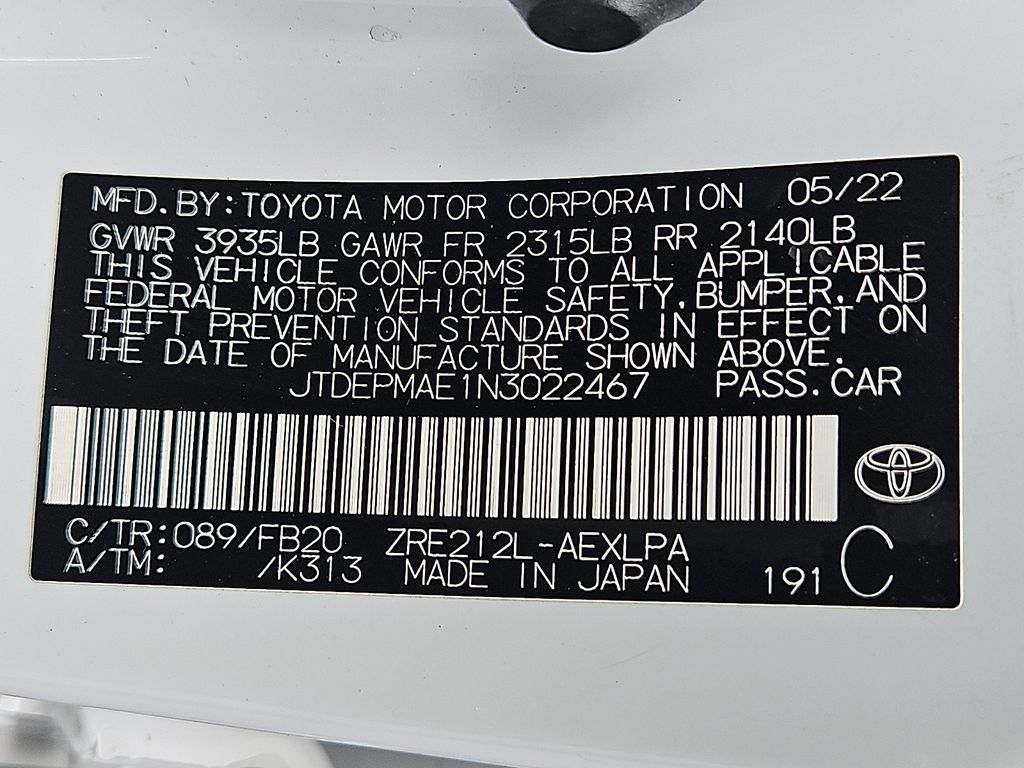 Thumbnail: 2022 Toyota Corolla - 18