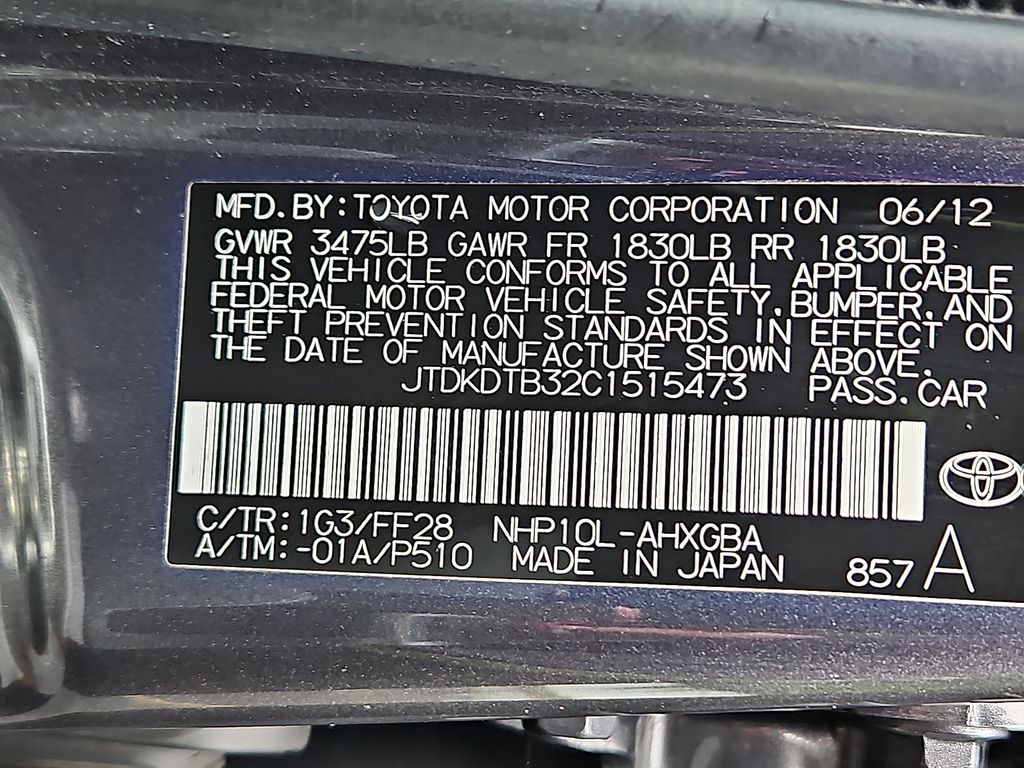 Thumbnail: 2012 Toyota Prius c - 27