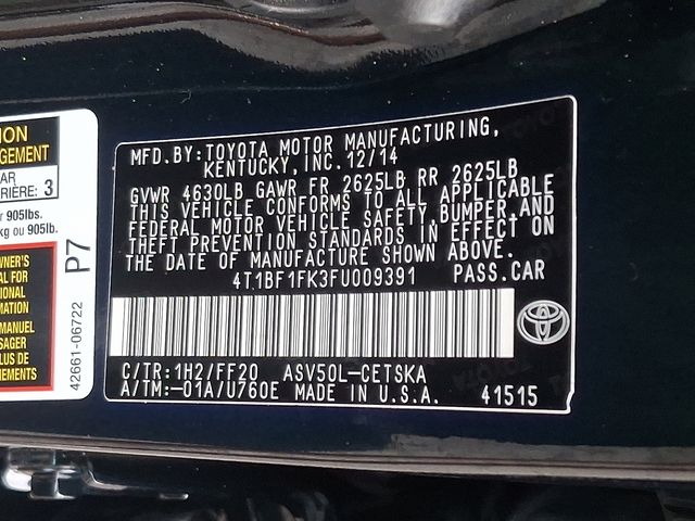 Thumbnail: 2015 Toyota Camry - 14
