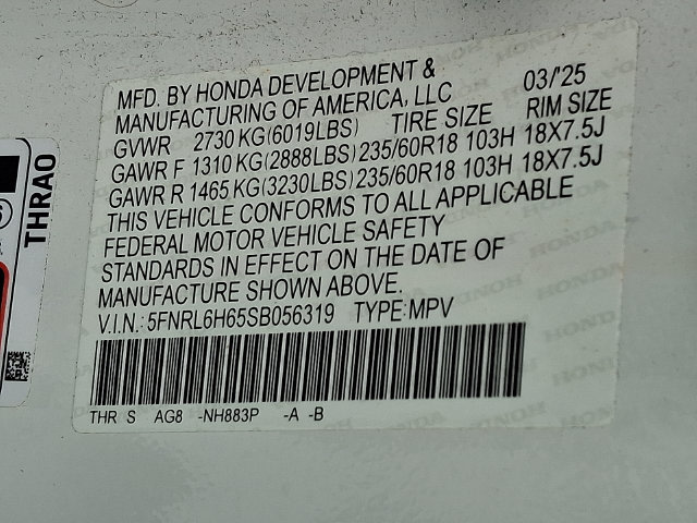 Thumbnail: 2025 Honda Odyssey - 15