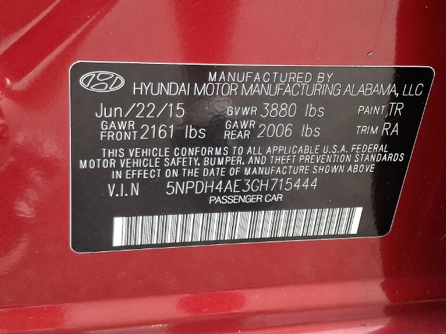 Thumbnail: 2016 Hyundai Elantra - 15