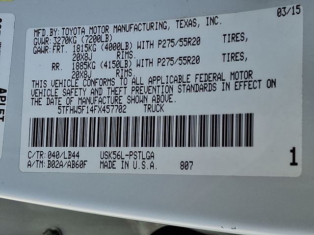 Thumbnail: 2015 Toyota Tundra - 14