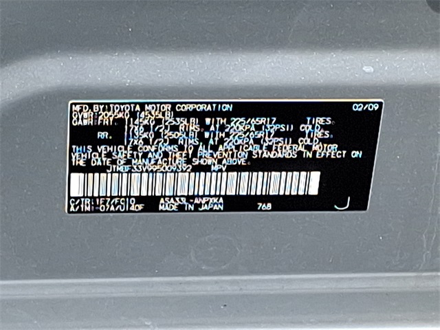 2009 Toyota RAV4 Base 16