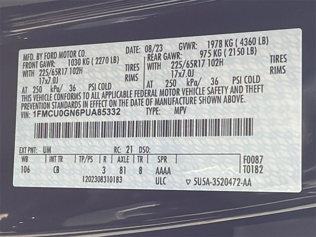 Thumbnail: 2023 Ford Escape - 18