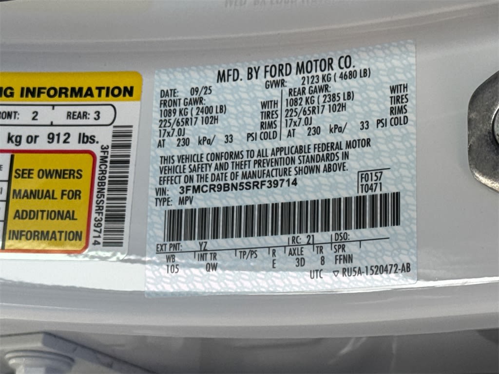 Thumbnail: 2025 Ford Bronco Sport - 17