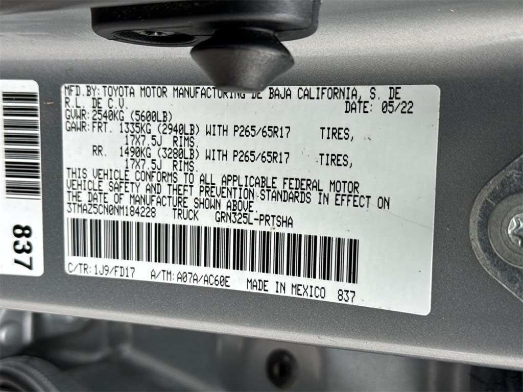 2022 Toyota Tacoma TRD Sport 16