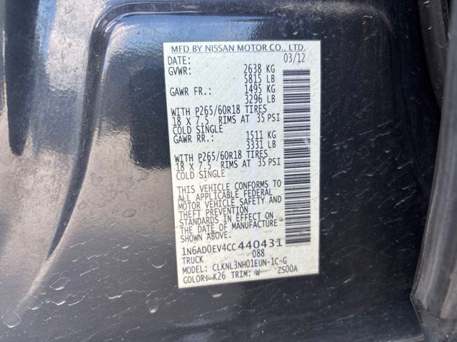 Thumbnail: 2012 Nissan Frontier - 14