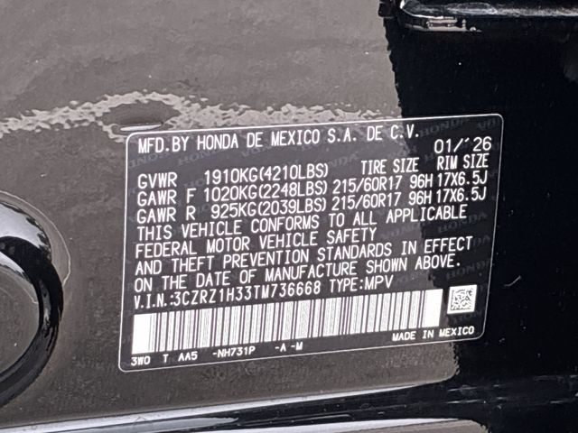 Thumbnail: 2026 Honda HR-V - 20
