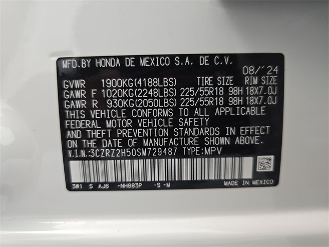 2025 Honda HR-V Sport 21