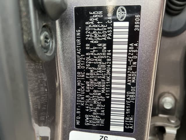 2021 Toyota Camry SE 17