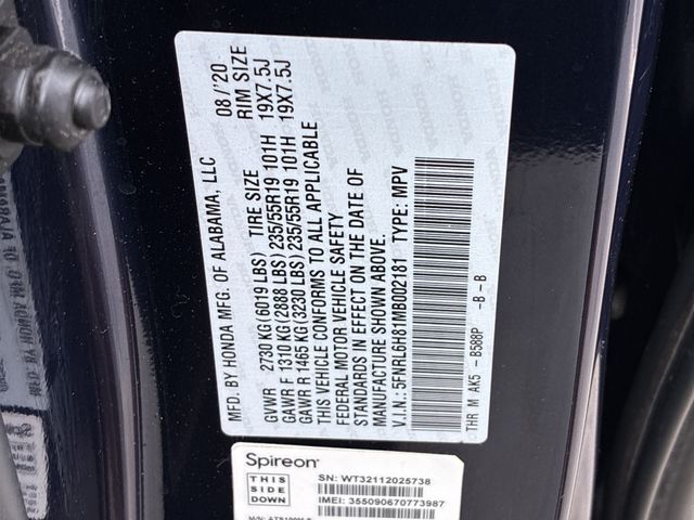 Thumbnail: 2021 Honda Odyssey - 20