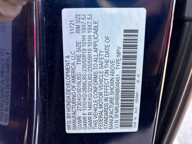 Thumbnail: 2022 Honda Odyssey - 14