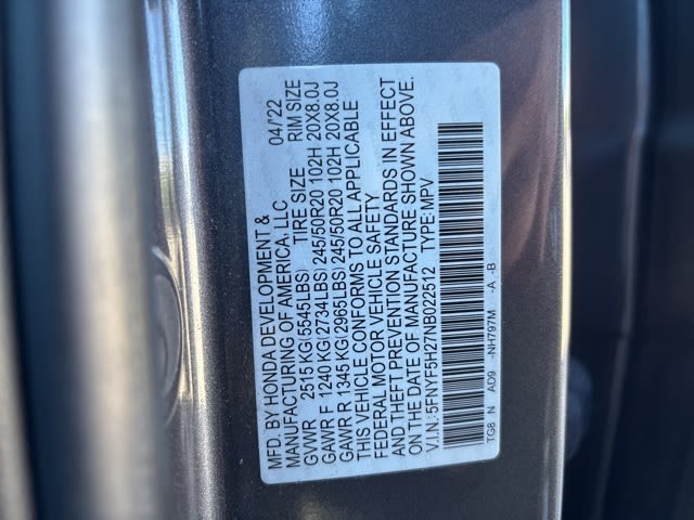 Thumbnail: 2022 Honda Pilot - 15